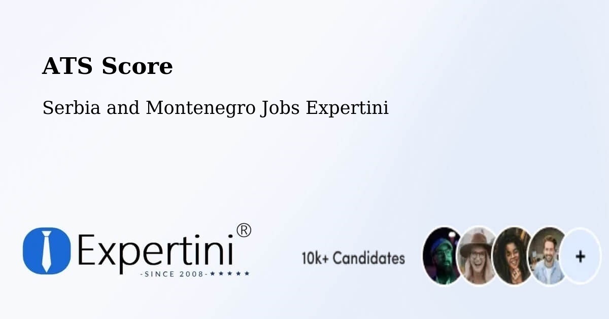 Resume ATS Score & Job Description Match Tool – Barrhead - Serbia and Montenegro Jobs Expertini