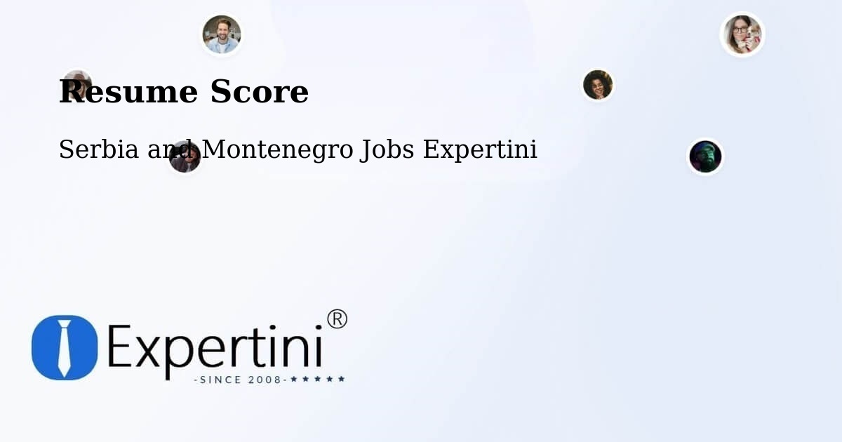 Resume Score & Job Description Match Tool – Barrhead - Serbia and Montenegro Jobs Expertini